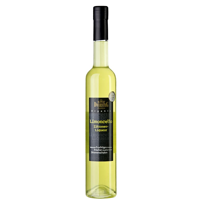 Dwersteg Organic Limoncello, Zitronen-Likör, 33% vol., BIO, 500 ml