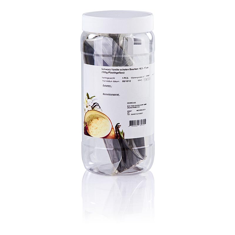 Bourbon-Vanille Schoten, aus Madagaskar, ca. 30 Stangen, Eurovanille, 100 g