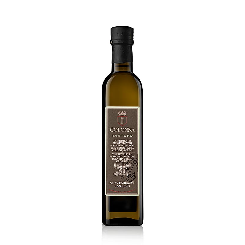 Natives Olivenöl Extra mit weißer Trüffel-Aroma (Trüffelöl), M. Colonna, 500 ml