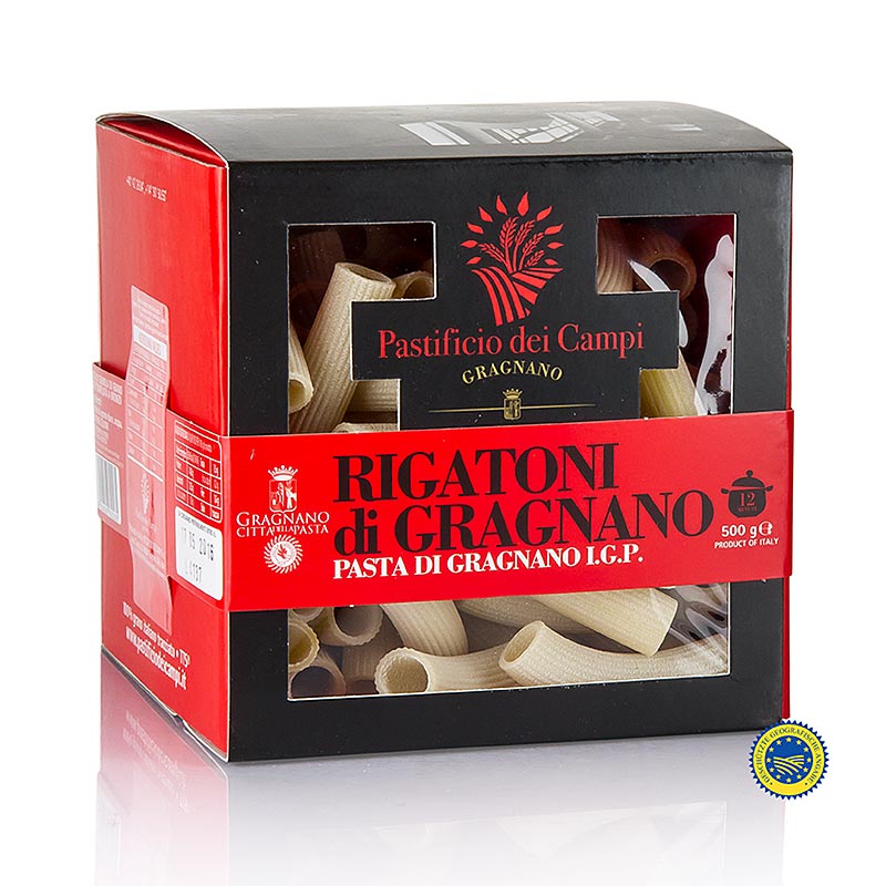 Pastificio dei Campi - No.28 Rigatoni, Pasta di Gragnano, IGP/g.U., 500 g