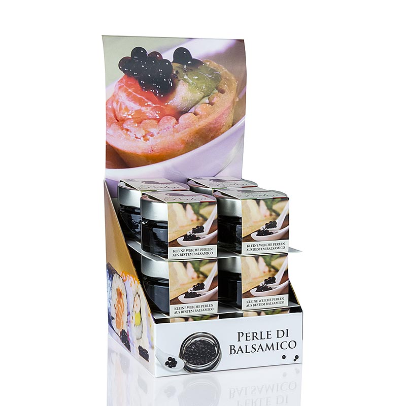 Würzkaviar "Balsamico Essig", Perlgrösse 3-5 mm, Sphären, Terra del Tuono, 50 g