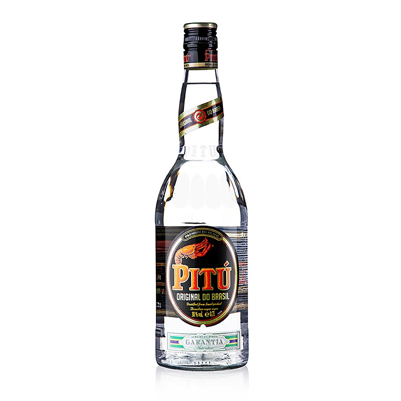 Cachaca Pitu, brasilianischer Zuckerrohr-Brand, 38% vol., 1 l