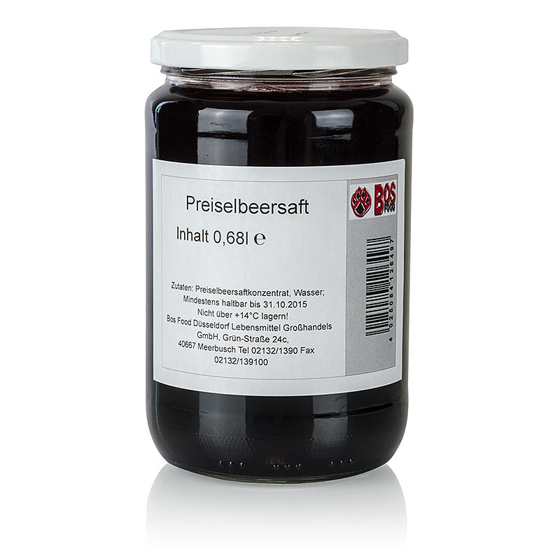 Preiselbeersaft, 680 ml