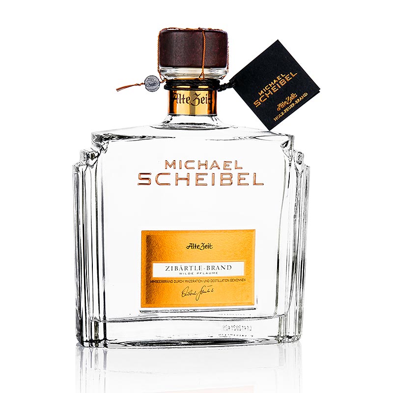 Alte Zeit Zibärtle Pflaumen Brand, 44% vol., Scheibel, 700 ml