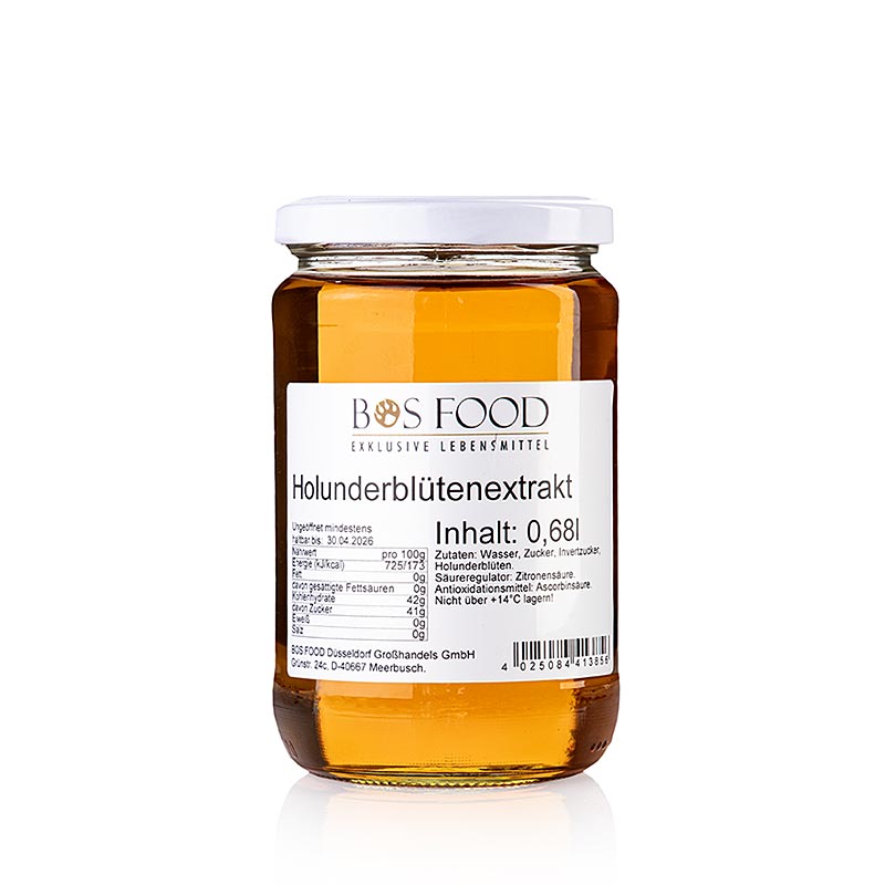 CHEF FOOD Holunderblütenextrakt, 680 ml