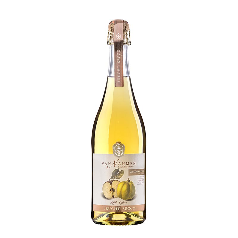 Van Nahmen Apfel-Quitte Fruchtsecco, alkoholfrei, BIO, 750 ml