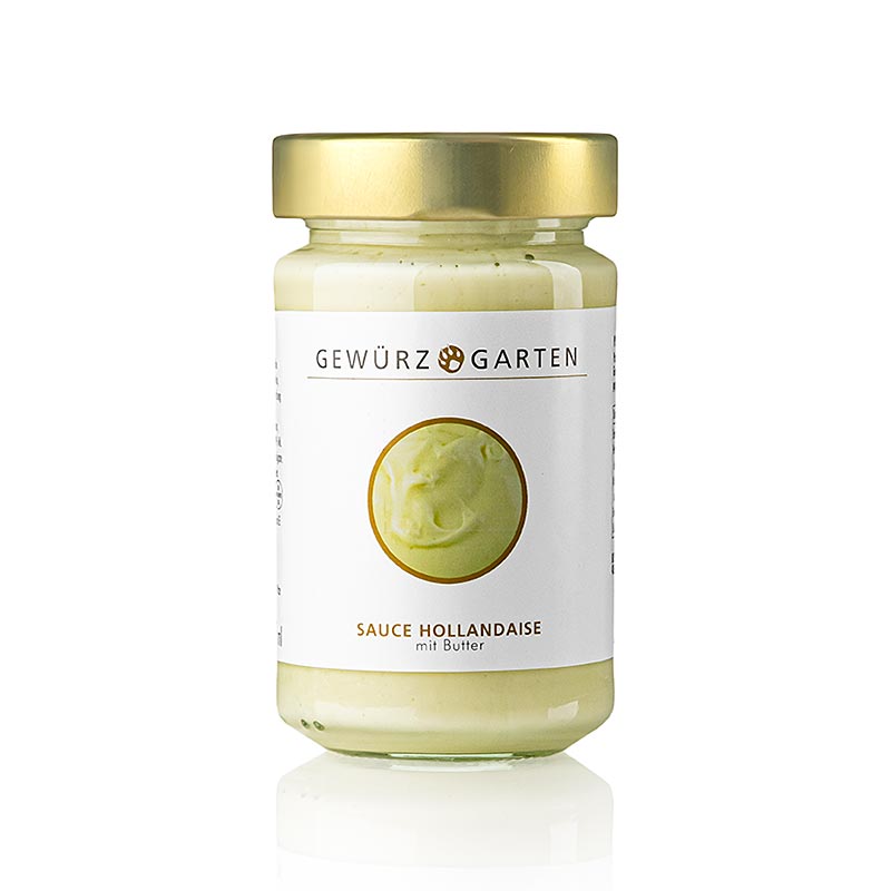 Gewürzgarten Sauce Hollandaise, mit Butter, küchenfertig, 225 ml