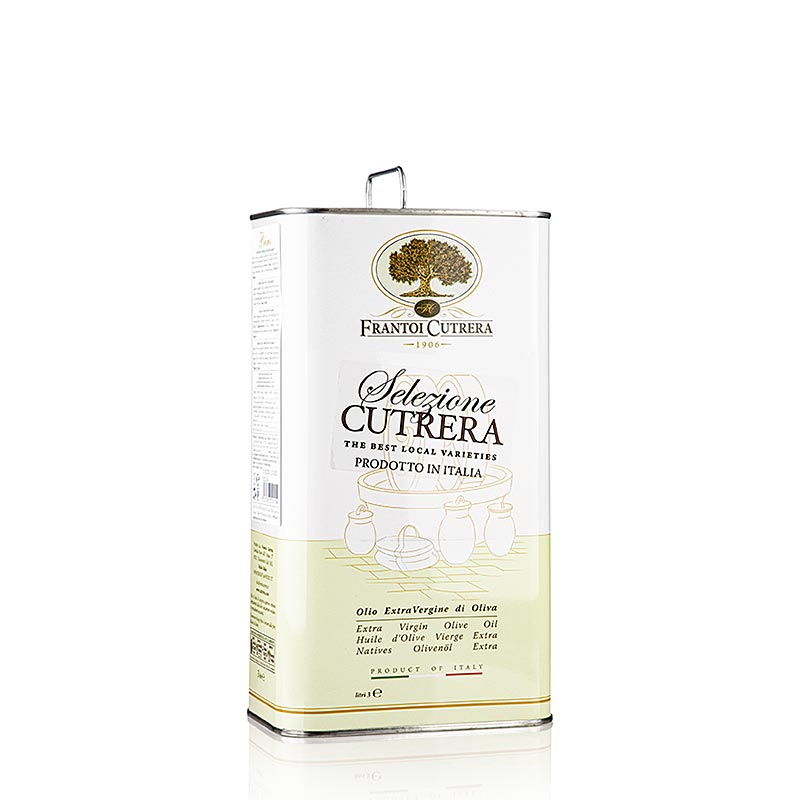Natives Olivenöl Extra, Frantoi Cutrera "Selezione Cutrera", intensiv, 3 L