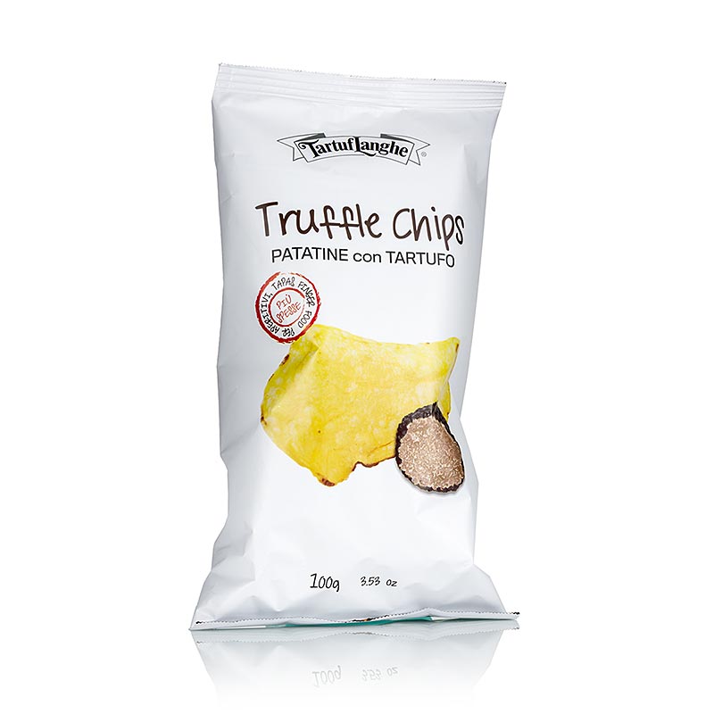 Tartuflanghe Trüffel Chips, Kartoffelchips m. Sommertrüffel (tuber aestivum), 100 g