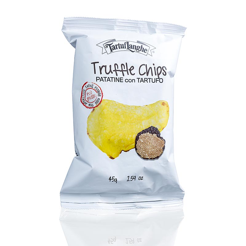 Tartuflanghe Trüffel Chips, Kartoffelchips m. Sommertrüffel (tuber aestivum), 45 g