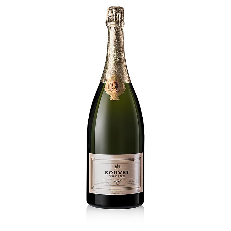 Bouvet Trésor Rose, brut, Cremant Loire, 12,5 % vol., Magnum 92FF, 1,5 l