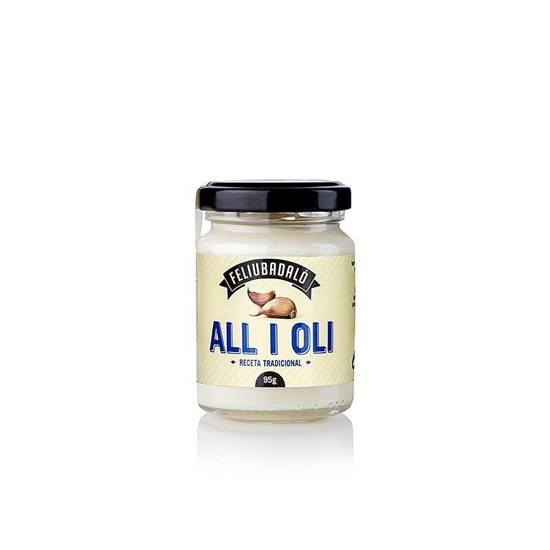 Allioli - Knoblauchcreme, mit Pflanzenöl, Feliubadalo, 95 g
