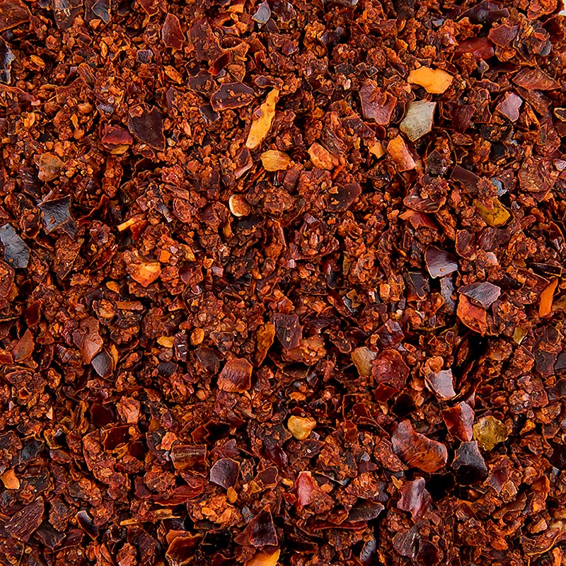 Gewürzgarten Rote Chili Schoten, mild, geschrotet, 2-4mm, 90 g