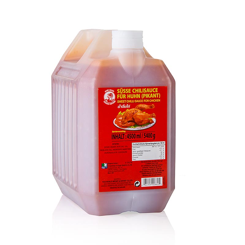 Chili-Sauce für Geflügel, Gold Label, Cock Brand, 4,5 L