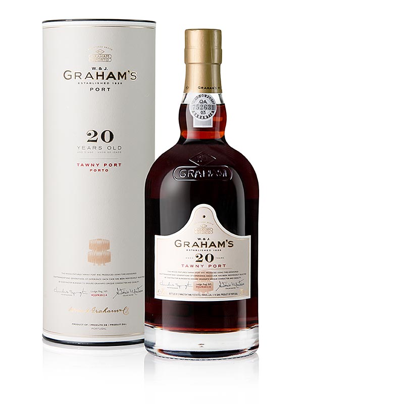 Graham´s - 20 Years old Tawny Port Portwein, 20 % vol., Präsentverpackung, 750 ml