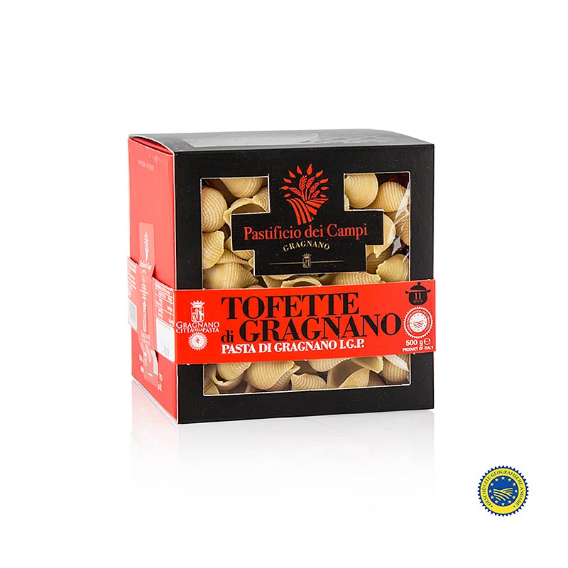Pastificio dei Campi - No.25 Tofette, kleine Muschel, Pasta di Gragnano, IGP/g.U., 500 g