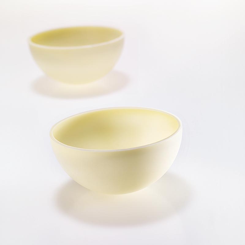 Valrhona Solstis Ivoire, grosse runde Halbschalen (Ø71,6mm), 432 g, 45 St