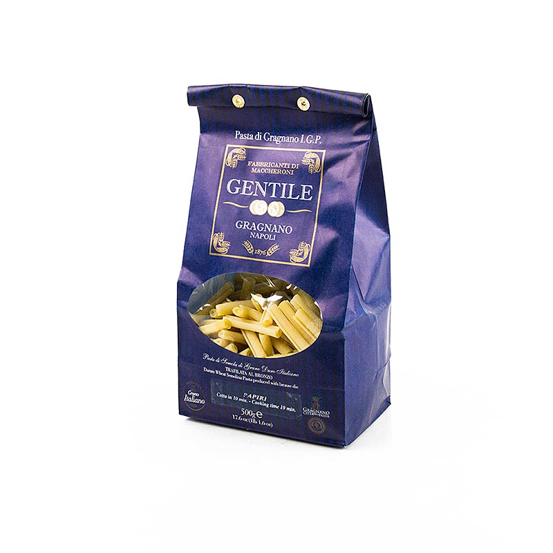 Pastificio Gentile Gragnano IGP - Papiri, bronzegezogen, 500 g