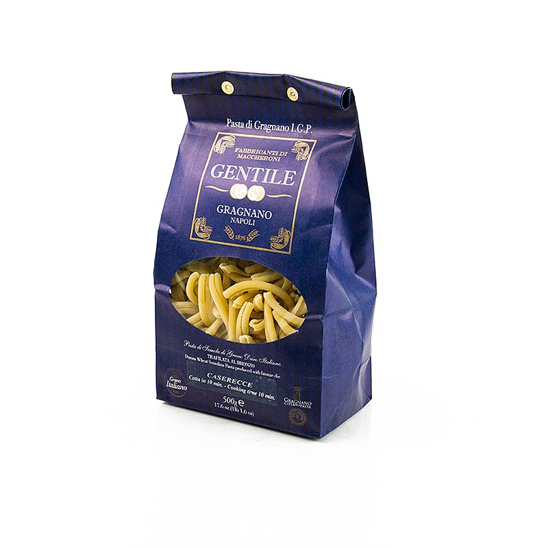 Pastificio Gentile Gragnano IGP - Casarecce, bronzegezogen, 500 g