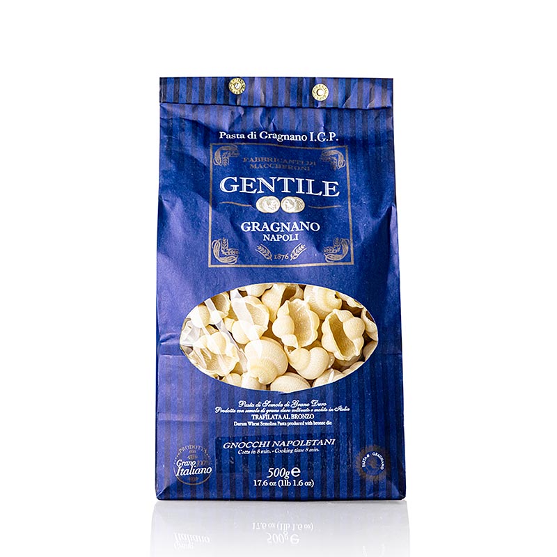 Pastificio Gentile Gragnano IGP - Gnocco Napoletano, bronzegezogen, 500 g