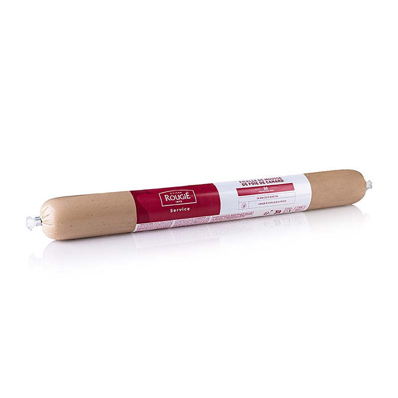 Entenstopfleber Mousse, in Stangenform, 50% Foie Gras, Ø 36mm, 38cm, Rougié, 400