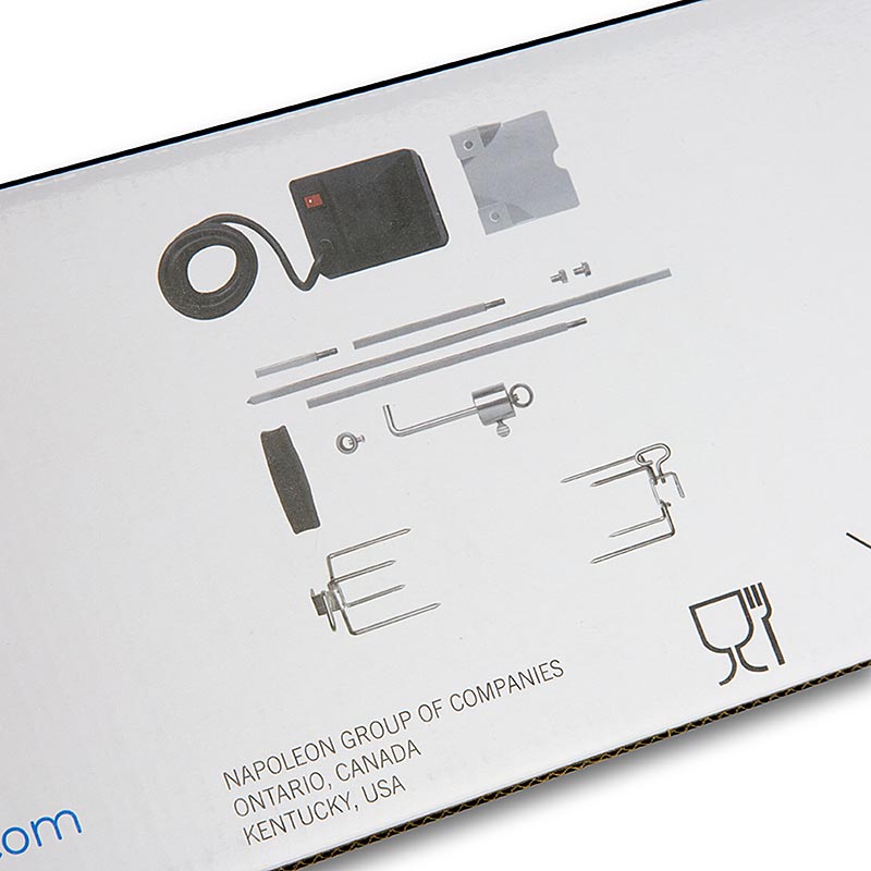 Napoleon Grillzubehör - Drehspieß Fleischklammern Set, 2 St