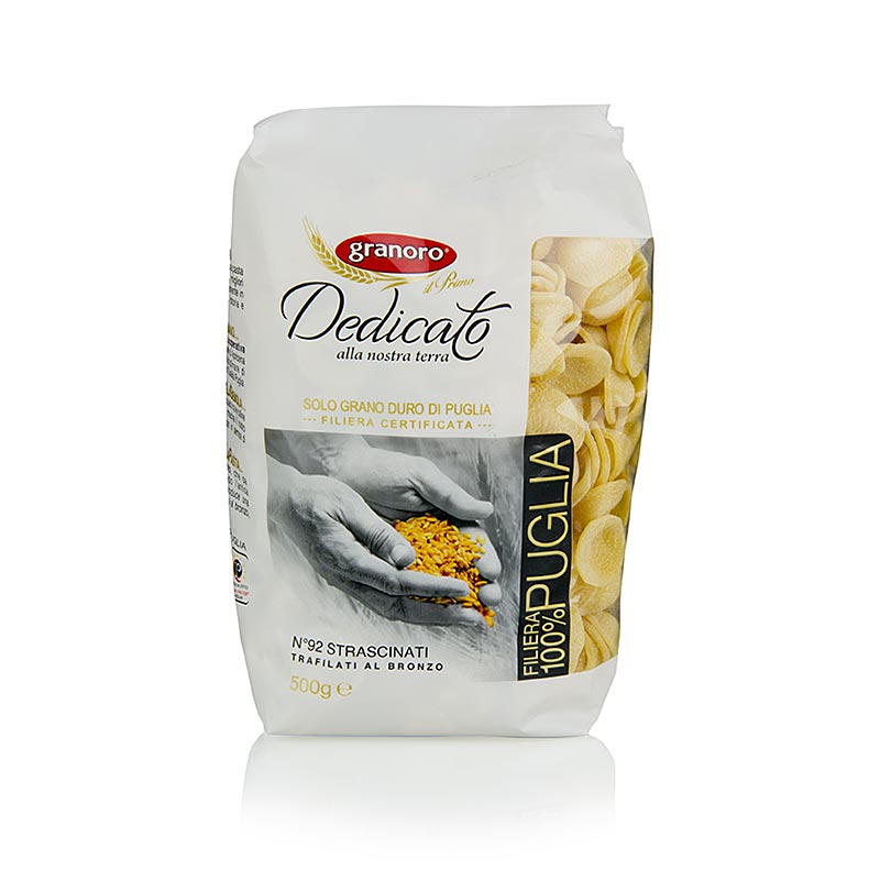 Granoro Dedicato - Strascinati, grosse Orecchiette, No.92, 10 kg, 20 x 500 g