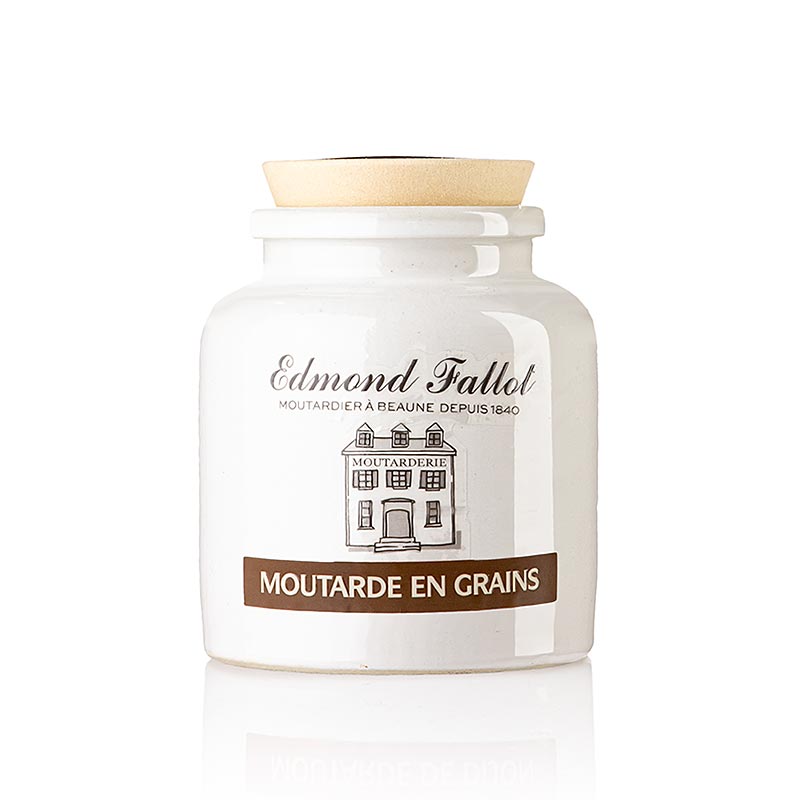 Fallot - Senf, grob, mit Weisswein "Moutarde en grains", 235 ml