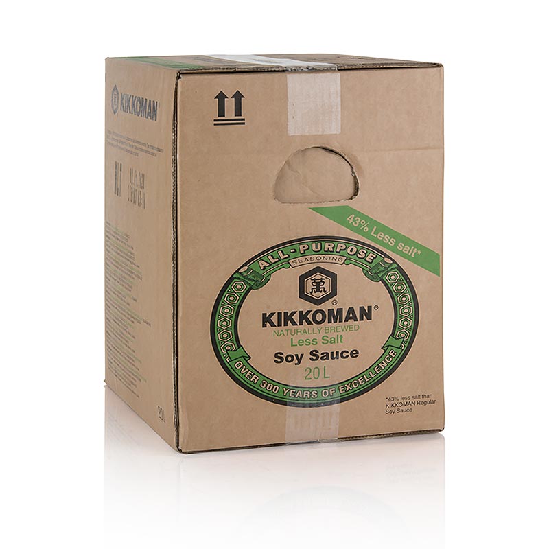 Soja-Sauce - Shoyu Genen, Kikkoman, 43% weniger Salz, Japan, 20 l