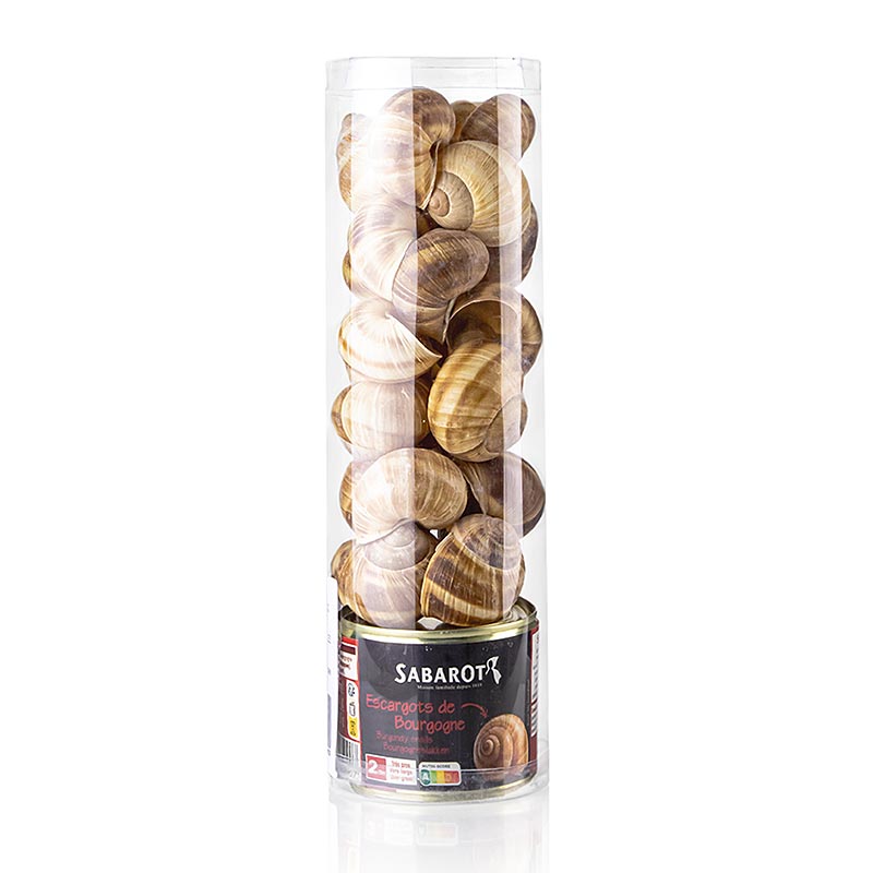 SABAROT WASSNER - Schnecken Set - Helix Pomatia, 24 Stück + 24 Schneckenhäuser, 200 g, 24 St