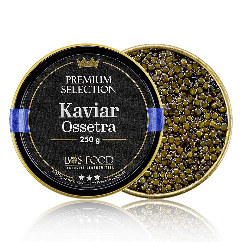 CHEF FOOD Premium Selection - Ossetra/Osietra Kaviar, Acipenser gueldenstaedtii, China, 250 g