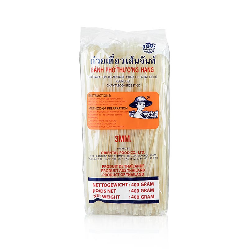 Reis Tagliatelle, 3mm breit, 400 g