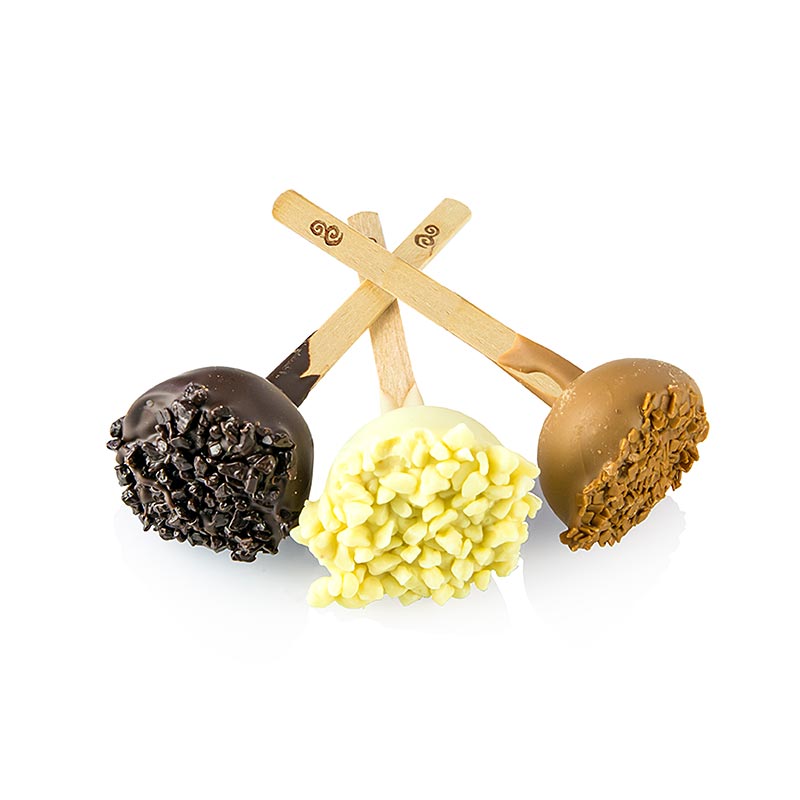 Dessert Lollies, 3 Sorten, ø 3x10,5cm, 1,2 kg, ca.57 St
