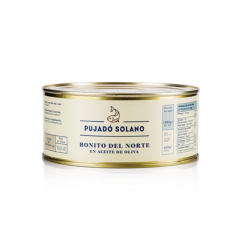 Weisser Thunfisch "Bonito del Norte" in Olivenöl, Pujado Solano, 1 kg