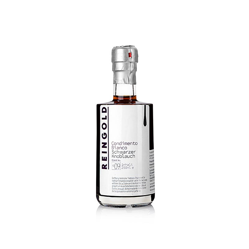 Reingold - Essig Condimento bianco No. 9 Schwarzer Knoblauch, 250 ml