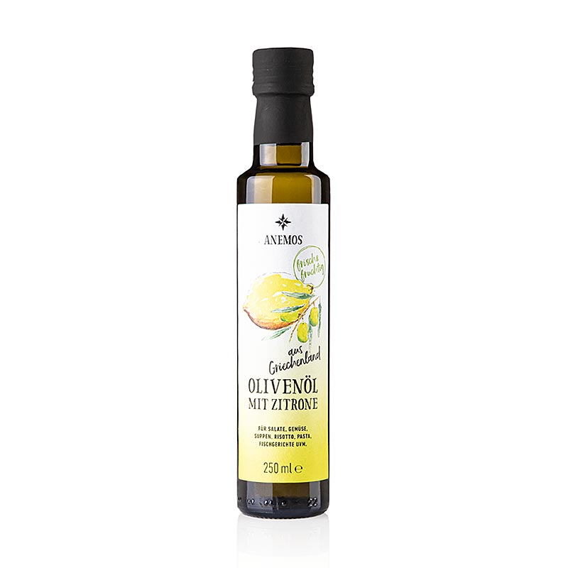 ANEMOS Olivenöl mit Zitrone, 250 ml (früher Liokarpi), 250 ml