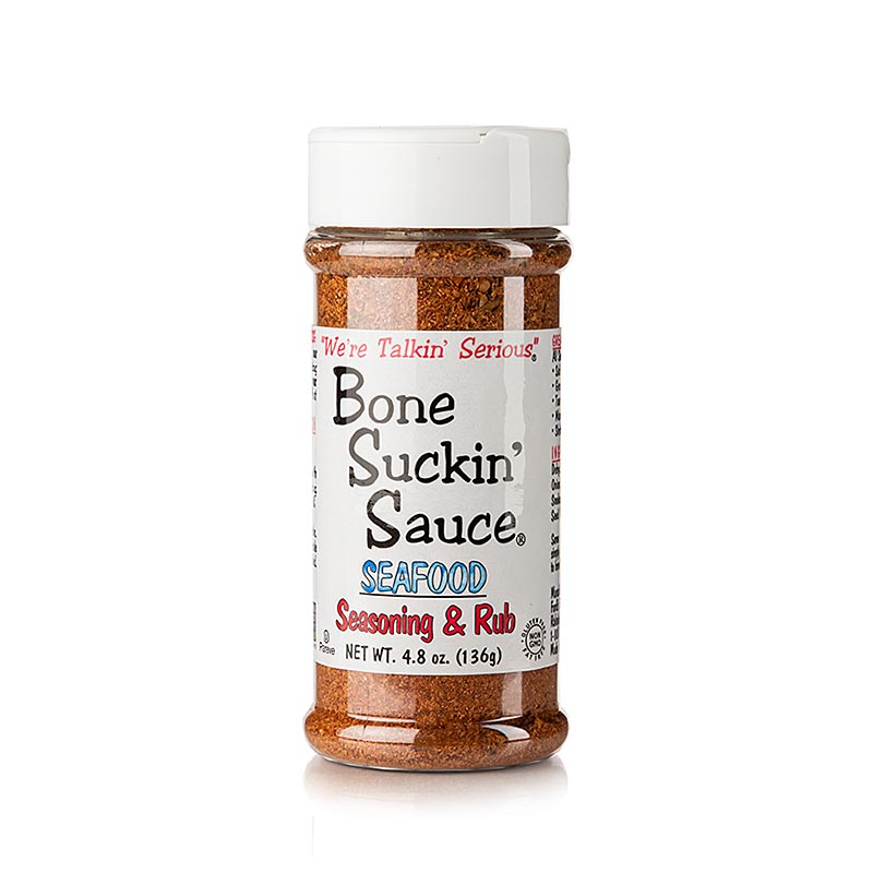 Bone Suckin´ Seafood Seasoning & Rub Meeresfrüchte, BBQ Gewürzzubereitung, Ford´s Food, 136 g