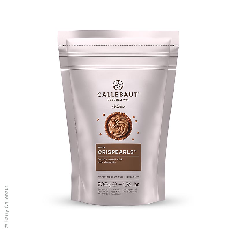 Crispearls Milk, knusprige Milch Schoko Perlen, Mona Lisa Callebaut, 800 g