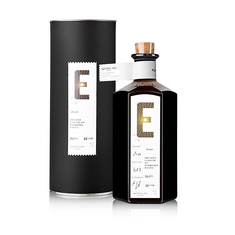 Spiritus Rex Ovum, Rachuter Eierlikör mit Benjaminer Kirsche, 22 % vol., 350 ml