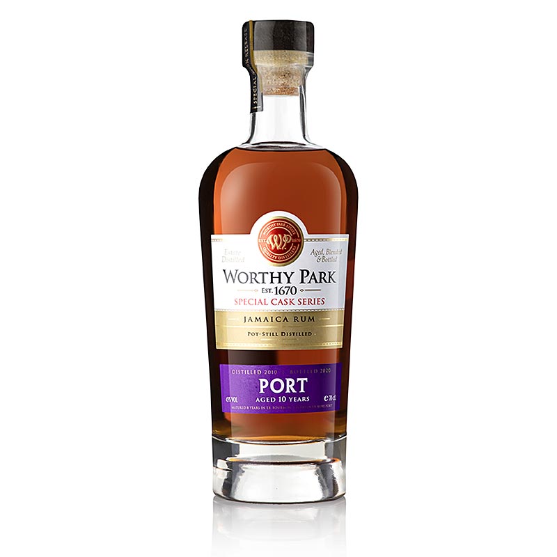 Worthy Park Estate Jamaica Rum 10 Jahre PORT Finish 45% vol. (1423), 700 ml