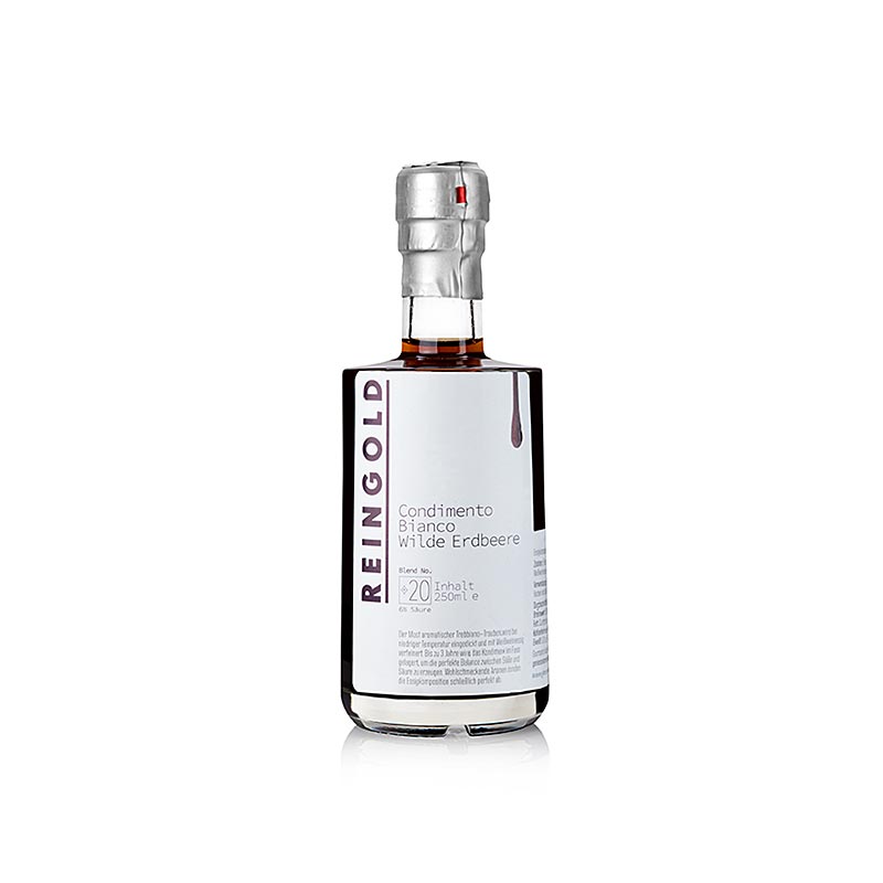 Reingold - Essig Condimento bianco No. 20 Erdbeere, 250 ml