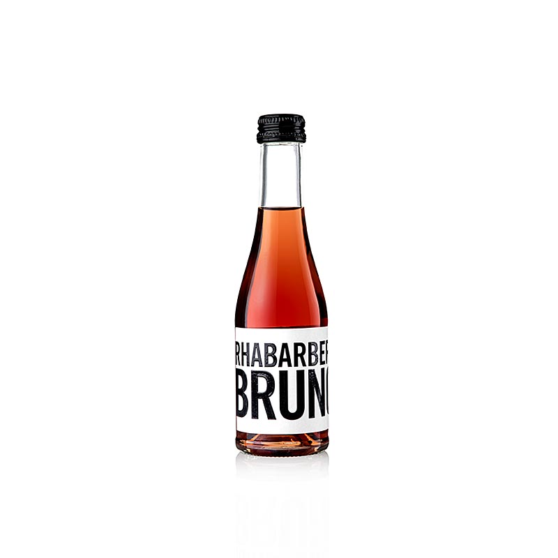 Bruno Rhabarbersecco, halbtrocken (feinherb), 5,5 % vol., Schott, 200 ml