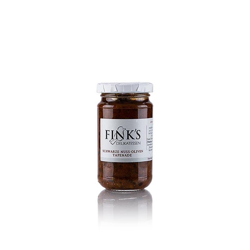 Schwarze Nuss Oliven Tapenade, Fink´s Delikatessen, 200 g