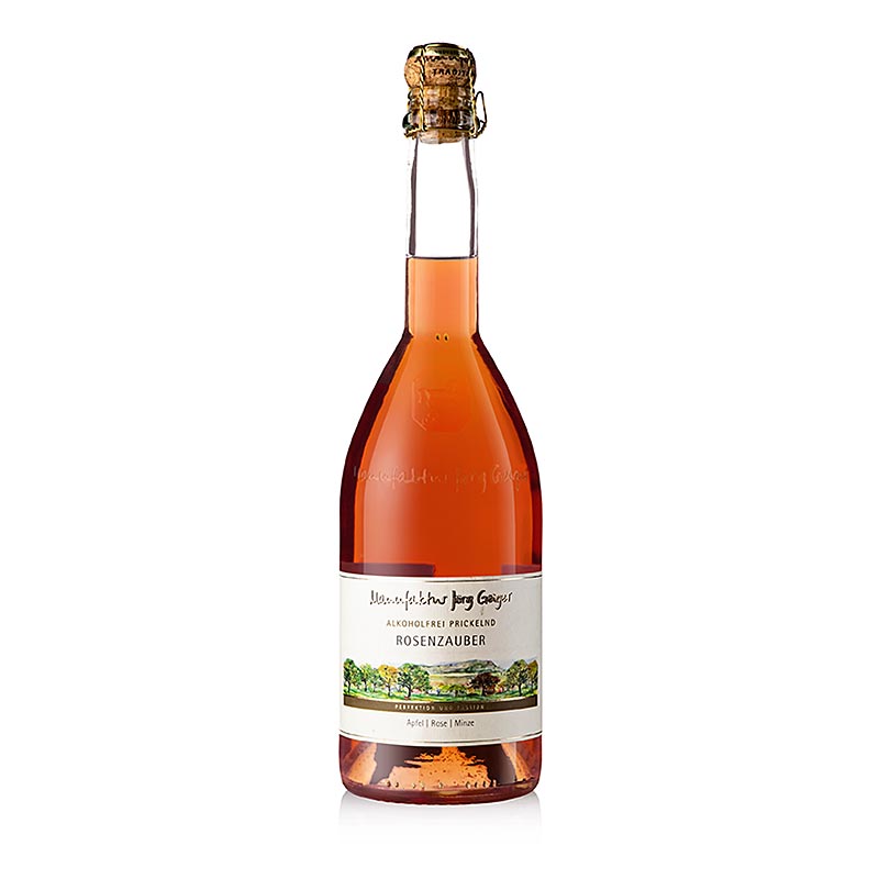 Jörg Geiger Alkoholfrei Prickelnd "Rosenzauber", 750 ml