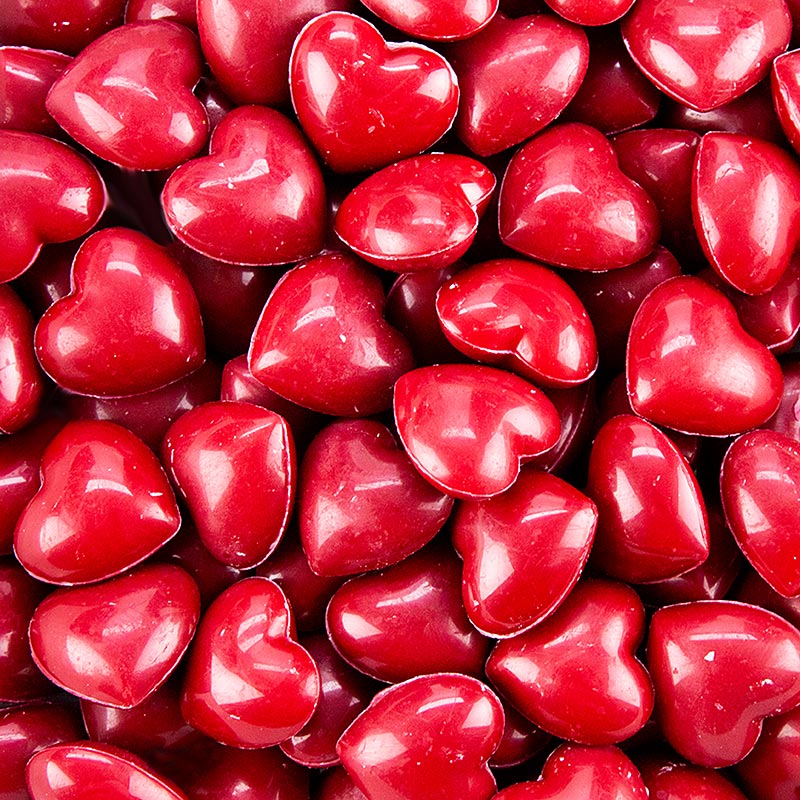 Petit Love, rote Schokoladenherzen, 2x2,1 cm (77376), 224 g, 80 St