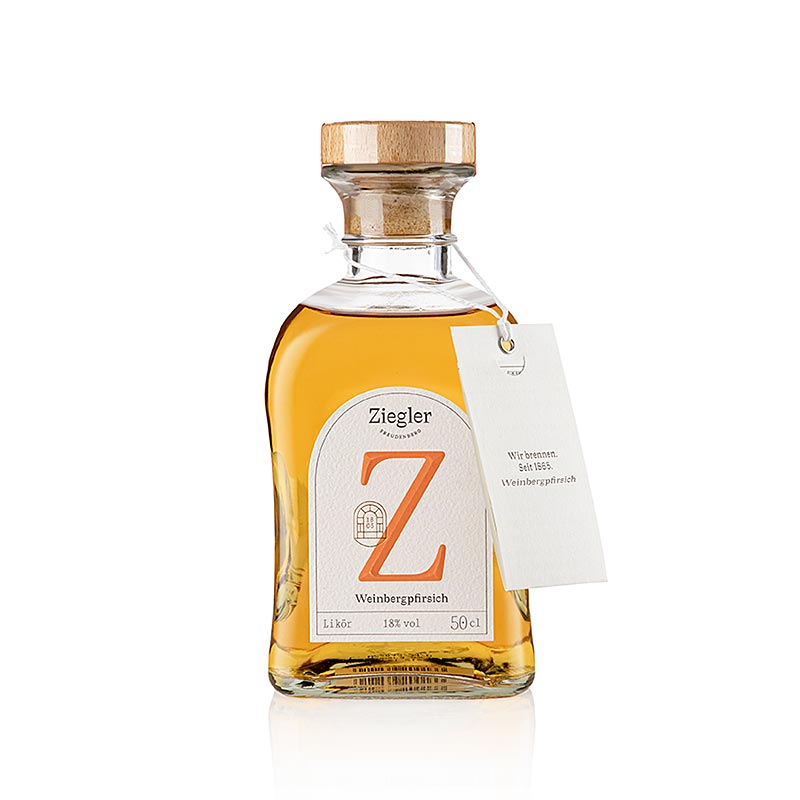 Weinbergpfirsich Likör, 18% vol., Ziegler, 500 ml