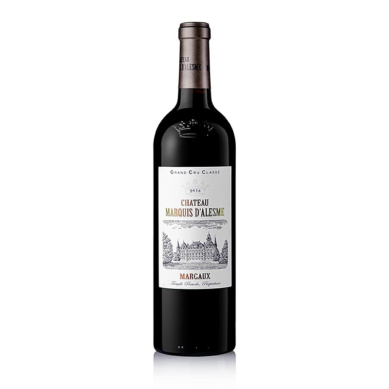 Chateau Marquis d´Alesme Becker 2018er 3.Cru Classé Margaux, 14,5% vol., 750 ml