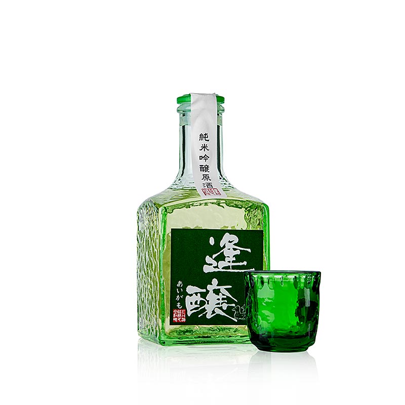 Suien Aigamo Junmai Ginjo Genshu Sake, 18% vol., 300 ml