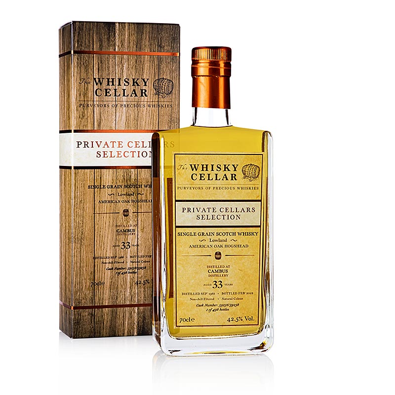 Single Grain Whisky Cambus, 1988-2022 Lowland , 42,5 % vol., Schottland, 700 ml