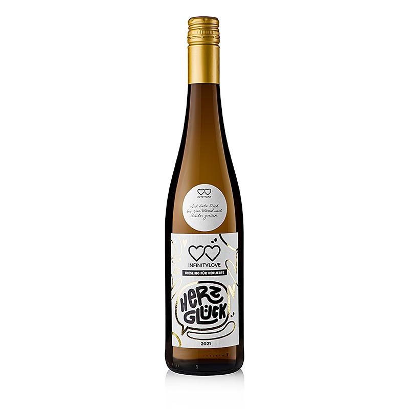 2021er Riesling "Infinity Love" Herzglück, feinherb, 13% vol., Tina Pfaffmann, 750 ml